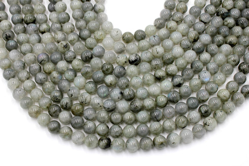Labradorite Gemstone Beads, 8mm, Round